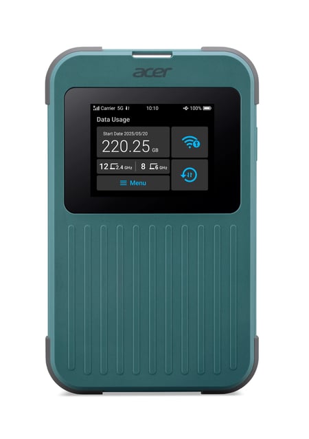 Acer Connect M4E - 1GB router bezprzewodowy Dual-band (2.4 GHz/5 GHz) 5G