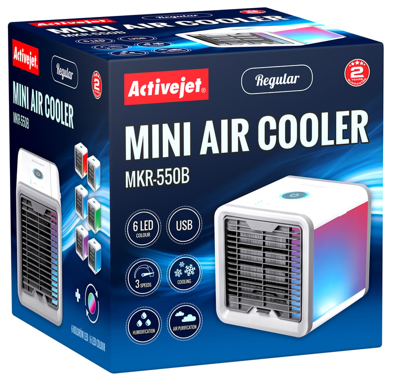 Activejet Regular MKR-550B mini klimator biurkowy