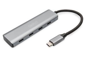 Digitus USB-C-koncentrator, 4-portars