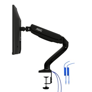 AOC AS110DX Monitorhalterung / Ständer für 81,3 cm (32") Schreibtisch Schwarz