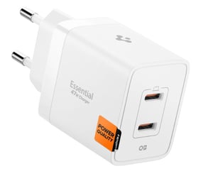 Spigen Essential EE472EU Uniwersalne Biały Prąd przemienny Szybkie ładowanie Wewnętrzna