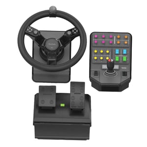 Logitech G 945-000062 Gaming Controller, Black, USB, Steering Wheel + Pedals, Analog/Digital, PC