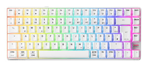 CHERRY XTRFY K33 Compact Wireless klawiatura Gaming USB + RF Wireless + Bluetooth QWERTZ Niemiecki Biały