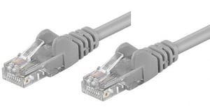 Techly 1 m Cat5e UTP-Netzwerkkabel, grau, U/UTP (UTP)