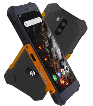 myPhone Hammer Iron 3 LTE 14 cm (5.5") Dual SIM Android 9.0 4G Micro-USB 3 GB 32 GB 4400 mAh Czarny, Pomarańczowy