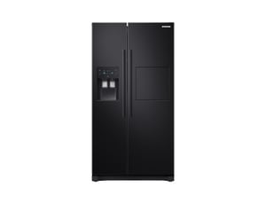 Samsung RS50N3913BC Kühl-Gefrierkombination, beidseitig zu öffnen, freistehend, 535 l, schwarz