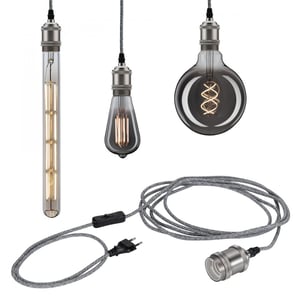 Paulmann 79771 Pendant Light, Flexible Mounting, E27 LED, 20 W