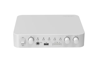 Hikvision DS-QAE0A60G1-VB 2.0-Kanal-Audioverstärker. Weiß