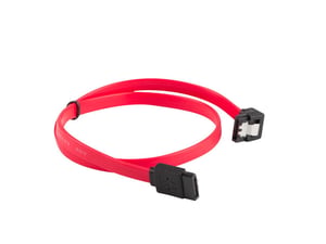 Lanberg CA-SASA-13CU-0050-R SATA-kabel 0,5 m, SATA 7-stifts, röd