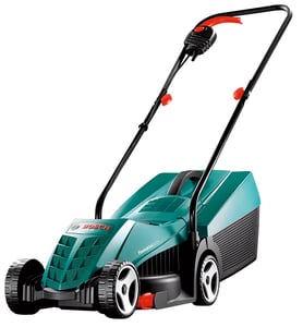 Bosch Rotak 32 Push Lawn Mower, AC, Black, Blue