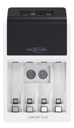 Ansmann Comfort Plus ładowarka akumulatorów Uniwersalne Prąd przemienny