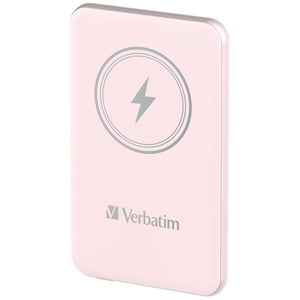 Verbatim Charge 'n' Go Lithium-Polymer (LiPo) 5000 mAh Wireless Charging Pink