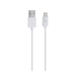 RealPower 255649 kabel Lightning 1 m Biały