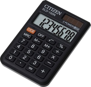 Citizen SLD-100N Taschenrechner Einfacher Taschenrechner Schwarz