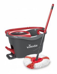 Vileda Easywring & Clean Turbo-mopp Ull Röd, Vit