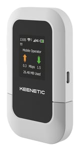 Keenetic Roamer 4G (KN-5110) Mobil 4G-hotspot med Wi-Fi 6