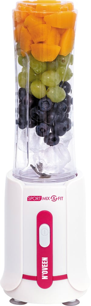 Noveen SB220 Amarant 0,6 l Blender stołowy 300 W Biały, Czerwony