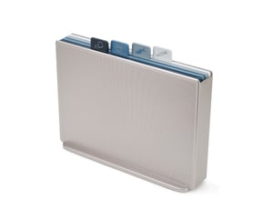 Joseph Joseph Index Rectangular Cutting Board, Polypropylene, Blue, Gray