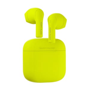Happy Plugs JOY True Wireless Stereo (TWS) In-Ear Headset for Calls/Music/Sports/Everyday Use Bluetooth Yellow