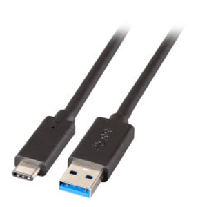 EFB Elektronik K5282-3ASW.1 kabel USB USB 3.2 Gen 1 (3.1 Gen 1) 1 m USB A USB C 5 Gbit/s 15 W Czarny