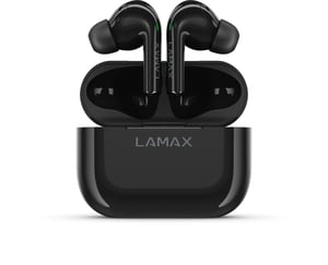 Lamax Clips1 True Wireless Stereo (TWS) In-Ear Headset for Calls/Music/Sports/Everyday Use USB Type-C Bluetooth Black