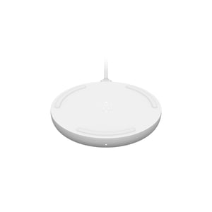 Belkin WIA001BTWH Ladegerät für mobile Geräte, Smartphone, Weiß, Wechselstrom, kabelloses Laden, Schnellladen, automatisch
