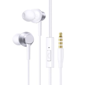 Baseus Encok HZ11 Kopfhörer-Set, kabelgebunden, In-Ear, Telefonate/Musik, Weiß
