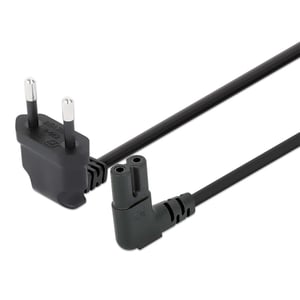 Manhattan 356862 Power Cable, Black, 2 m, Type C Power Plug, C7 Panel