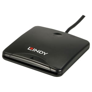 Lindy 42768 USB-Magnetkartenleser, schwarz