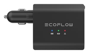 EcoFlow MA001-IN Fahrzeug-Ladegerät 12/24 V Schwarz