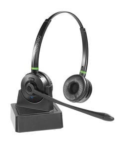 eSTUFF GLB245500 Kopfhörer/Headset, kabellos, Kopfbügel, Büro/Callcenter, Bluetooth, schwarz