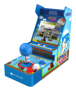 My Arcade Joystick Player Sonic The Hedgehog – tragbare Spielkonsole, 8,89 cm (3,5"), mehrfarbig