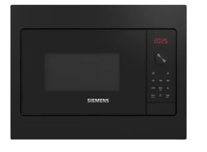 Siemens iQ300 BF523LMB3 mikrovågsugn Svart, rostfritt stål Solo-mikrovågsugn Inbyggd 20 l 800 W