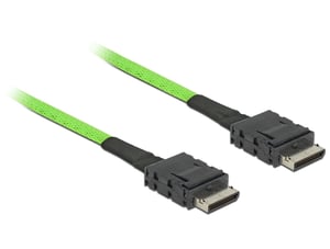 DeLOCK 85211 Signal Cable 0.5 m Black, Green