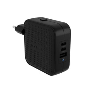 HYPER HJ1003BKWWGL ładowarka do urządzeń przenośnych Laptop, Smartfon, Tablet Czarny Prąd przemienny Szybkie ładowanie Wewnętrzna
