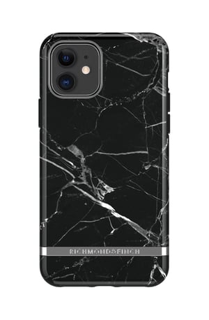 Richmond & Finch 37795 pokrowiec na telefon komórkowy 15,5 cm (6.1") Powłoka ze skóry Czarny, Srebrny