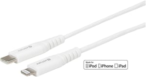 eSTUFF ES602201 Lightning-Kabel 2 m Weiß