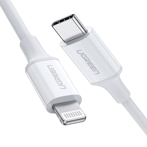 Ugreen 60748 Lightning Cable, 1.5 m, White