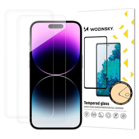 Wozinsky 5907769380150 ochraniacz na ekran / tył telefonu Przezroczysta ochrona ekranu Apple 2 szt.