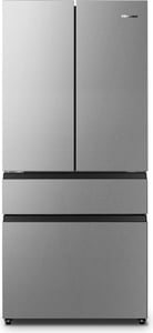Hisense RF540N4SBI2 kyl- och frysskåp med öppning på båda sidor, fristående, 480 l, grå