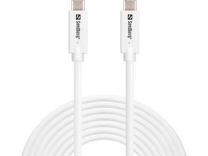 Sandberg 136-76 kabel USB USB 3.2 Gen 2 (3.1 Gen 2) 5 m USB C 10 Gbit/s 100 W Biały