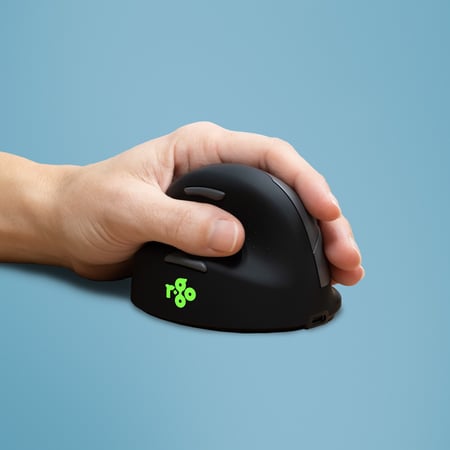 R-Go Tools Ergonomiczna mysz R-Go HE mysz rozmiar duży, leworęczna, bezprzewodowa, czarna