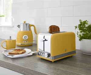 Swan ST19010YELN 6-slice toaster, 815 W, Yellow