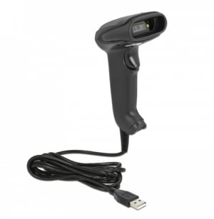 DeLOCK USB 1D and 2D Barcode Scanner with Connection Cable - German Version