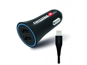 Swissten 20110910 ładowarka do urządzeń przenośnych Uniwersalne Czarny Zapalniczka Automatyczna
