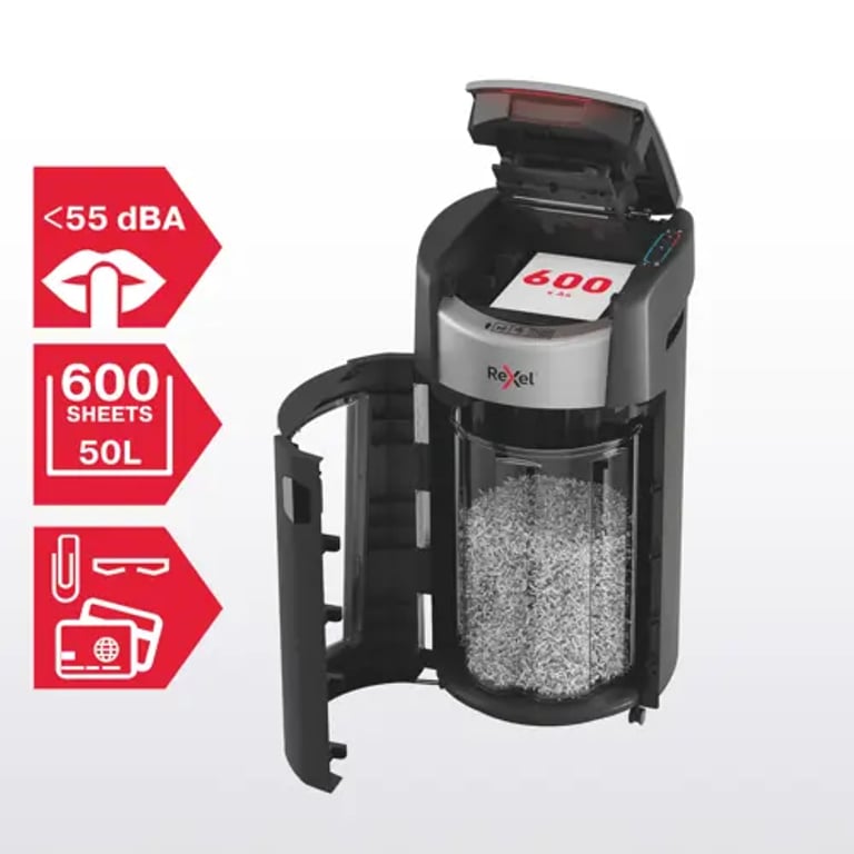 фото Шредер Rexel ShredMax AutoFeed+ 600M P5 (2025600MEU) 3