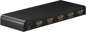Goobay 58482 HDMI TV Splitter, 4x HDMI