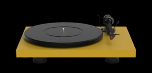 Pro-Ject Debut Carbon EVO Gramofon z napędem pasowym Żółty Pół-automatyczny