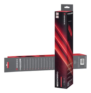 GENESIS Carbon 500 Maxi Flash G2 Podkładka dla graczy Czarny, Czerwony