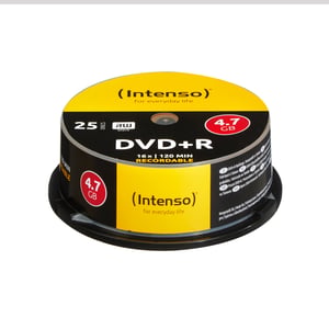 Intenso DVD+R 4.7GB, 16x, 4.7 GB, 25 pcs.